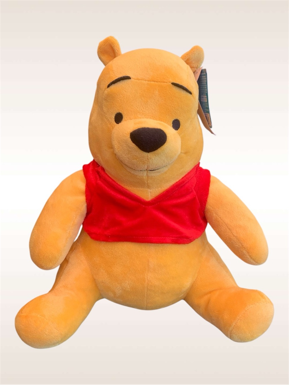 Classic Winnie the Pooh Plush Toy - Yellow with Red Shirt - NWT
